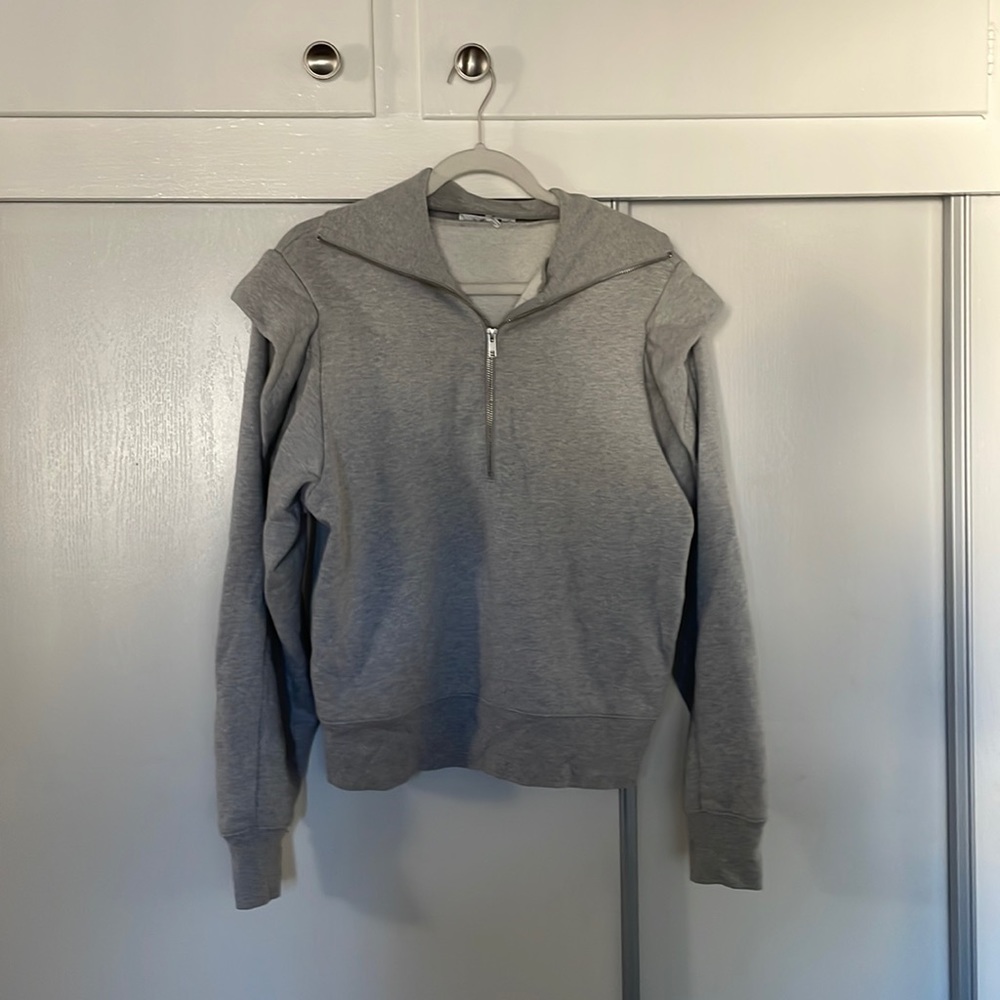 Grey Frame quarter zip